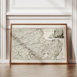 Dronningborg og Kale Amter 1791 - Historisk Kort