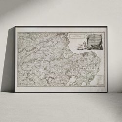 Dronningborg og Kale Amter 1791 - Historisk Kort