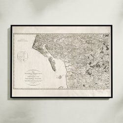 Koldinghuus og Riberhuus Amter 1811 - Historisk Kort