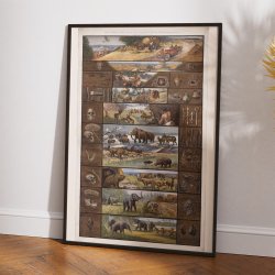 Tavle over ur- og forhistorien 1920 - Anskuelsestavle