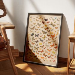 Sommerfugle 1900 - Biologisk Anskuelsestavle