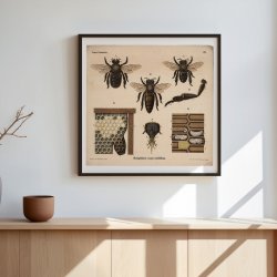 Honningbi 1911 - Anskuelsestavle