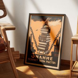 Viden bryder slaveriets lnker 1920 - Plakat