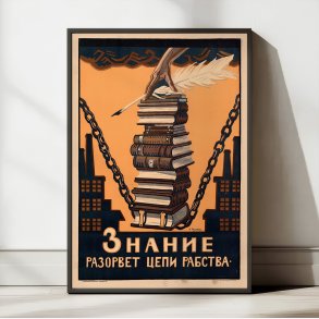 Viden bryder slaveriets lnker 1920 - Plakat