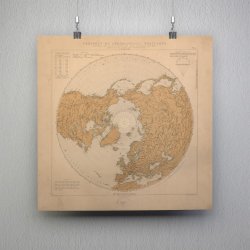 Jorden set fra oven 1893 - Anskuelsestavle