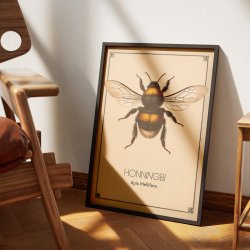 Honningbi - Anskuelsestavle