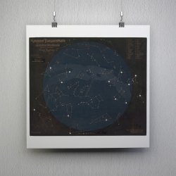 Osenbergs stjernekort 1911 - Astronomi - Kvadrat