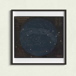 Osenbergs stjernekort 1911 - Astronomi - Kvadrat