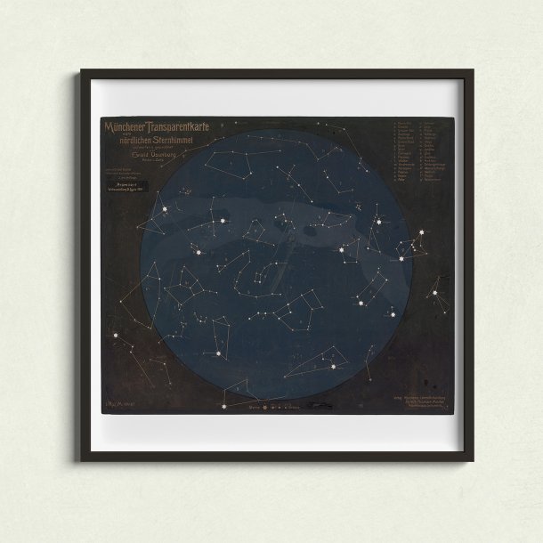 Osenbergs stjernekort 1911 - Astronomi - Kvadrat