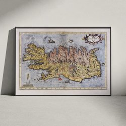 Island 1595 - Gerard Mercator