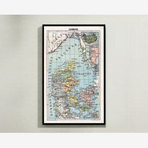 Danmark 1879 - Plakat - 50x82 cm