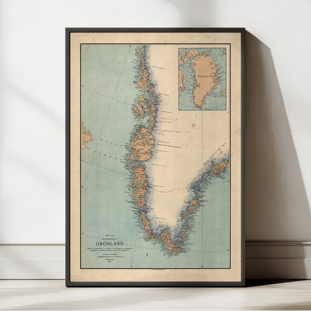Kolonierne i Grnland 1908 - Geografi