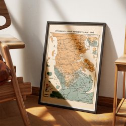 Sprogkort over Snderjylland 1889 - Befolkningsforhold