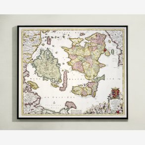 De danske er 1710 - 65x55 cm