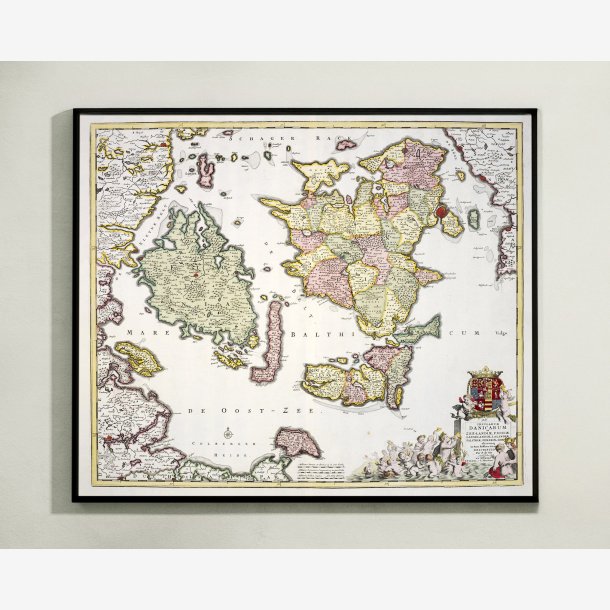 De danske er 1710 - 65x55 cm