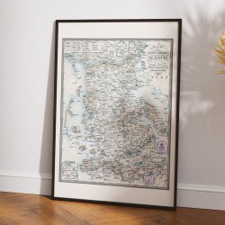 Hertugdmmet Slesvig 1850 - Militrkort