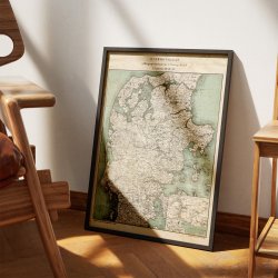 Krigsoperationer i Nrrejylland 1848-50 - Historisk kort