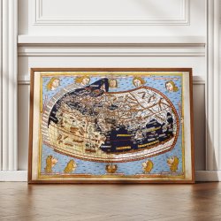 Verdenskort 1486 - Cosmographia