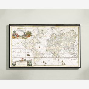 Verdens kyster 1690-710 - Skort - 75x45 cm