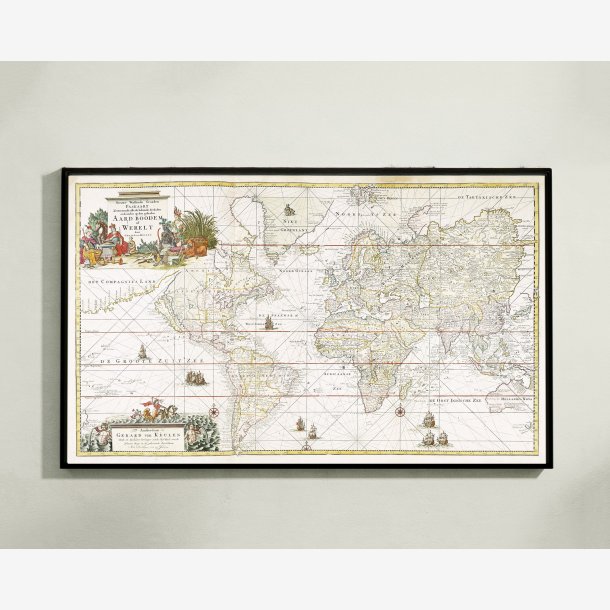 Verdens kyster 1690-710 - Skort - 75x45 cm