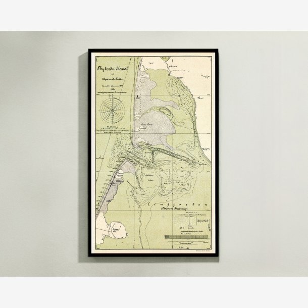 Thyborn Kanal 1896 - Skort - 45x74 cm