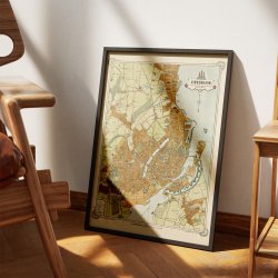 Kbenhavn og forstder 1899 - Vintage bykort