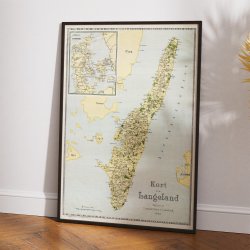 Langeland 1898 - Kort og plakat