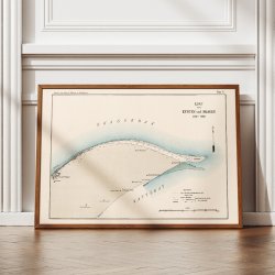 Kysten ved Skagen 1787-1882 - Grenen