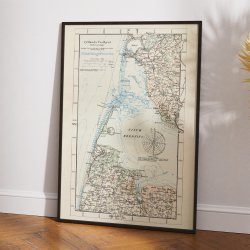 Jyllands Vestkyst 1900 - Kystsikring og topografi