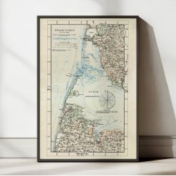 Jyllands Vestkyst 1900 - Kystsikring og topografi