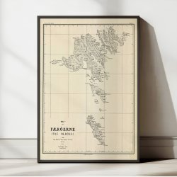 Frerne 1900 - Topografisk kort