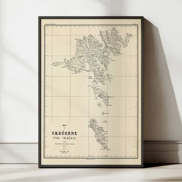 Frerne 1900 - Topografisk kort