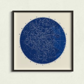 Astronomisk diagram - 1869