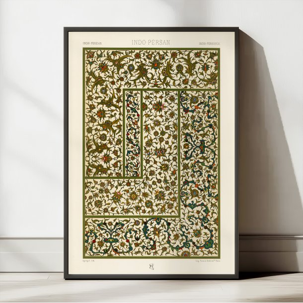 Indo-persisk ornament - 1888