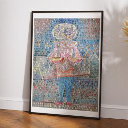 Dreng i fantasifuld dragt 1931 - Paul Klee plakat