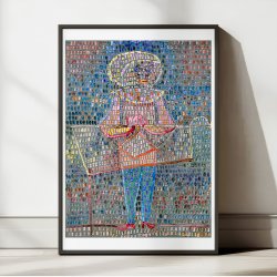 Dreng i fantasifuld dragt 1931 - Paul Klee plakat