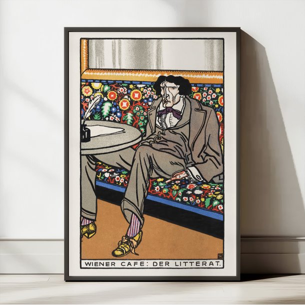 Viennese Caf 1911 - Litteraten plakat