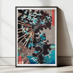 Stormdrage - Japansk kunst fra 1800-taller