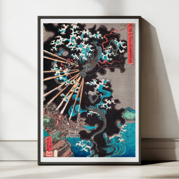 Stormdrage - Japansk kunst fra 1800-taller
