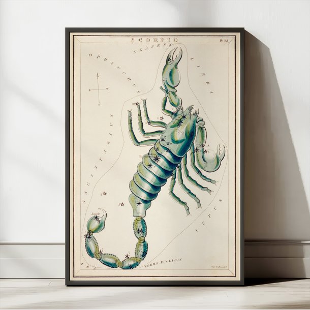 Stjernetegnet Skorpion - vintage astrologi