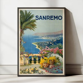Sanremo Italien - Reklameplakat