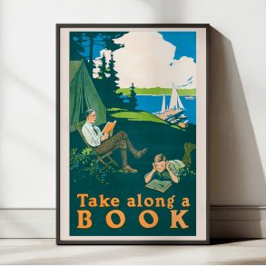 Take Along a Book 1910 - Plakat