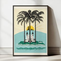 Malang  - vintage tropeplakat