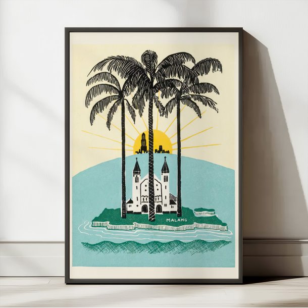 Malang  - vintage tropeplakat