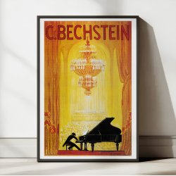 C. Bechstein - tysk klaverreklame - 1920