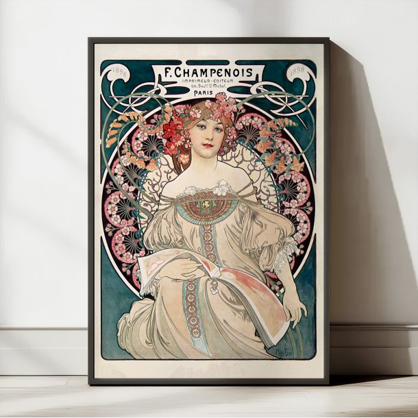 F. Champenois - Mucha - Vintage plakat