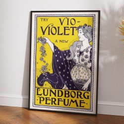 Vio-Violet parfume - Louis Rhead - 1890