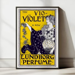 Vio-Violet parfume - Louis Rhead - 1890