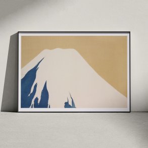 Mount Fuji - japansk trsnit - Sekka - 1909