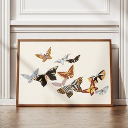 Japansk sommerfugl - Kamisaka Sekka - 1904